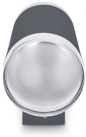 Brilagi - Kültéri fali lámpa MATERA 2xGU10/30W/230V antracit IP54