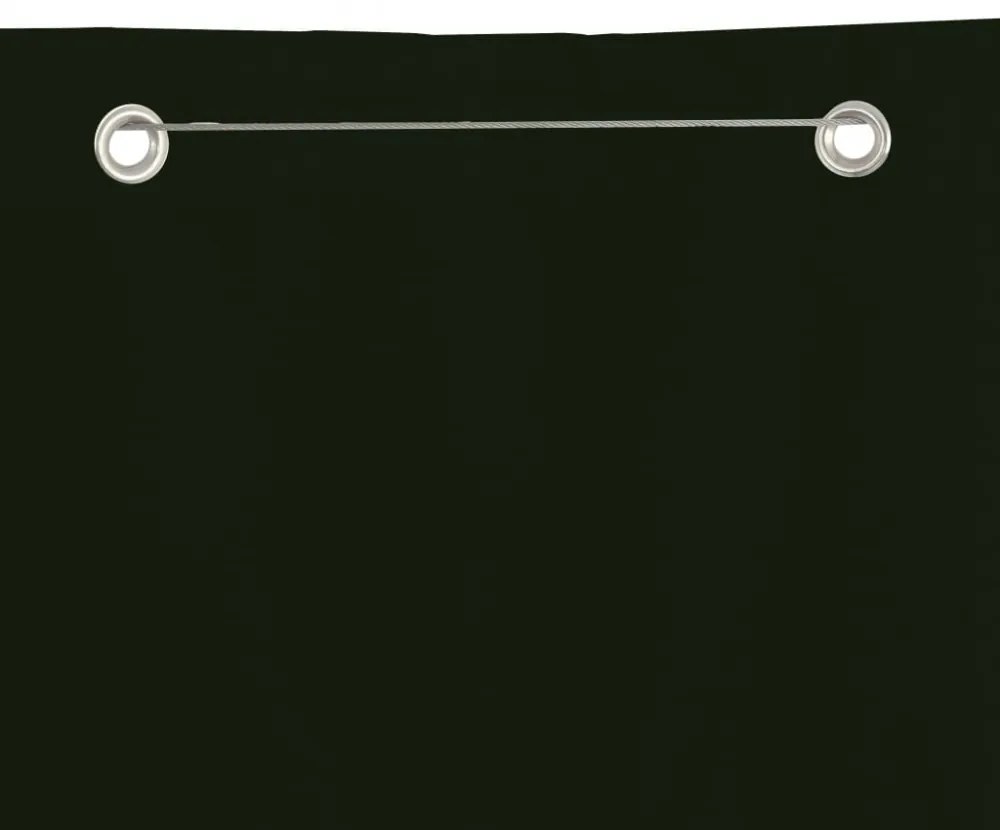 sötétzöld oxford-szövet erkélyparaván 140 x 240 cm