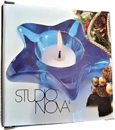 Studio Nova üveg gyertyatartó