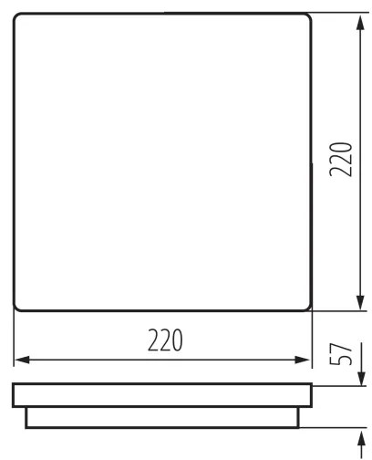 Kanlux 38787 - LED Kültéri lámpa BENO LED/12/18W/230V 3000/3500/4000K IP65 antracit