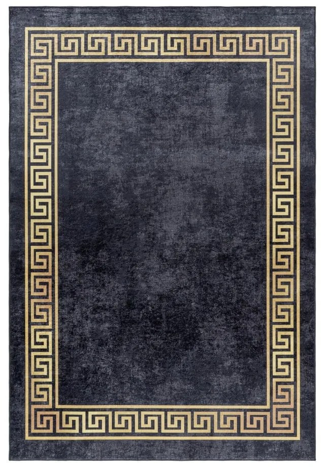 Antracitszürke mosható szőnyeg 80x150 cm Fiesta – Ayyildiz Carpets