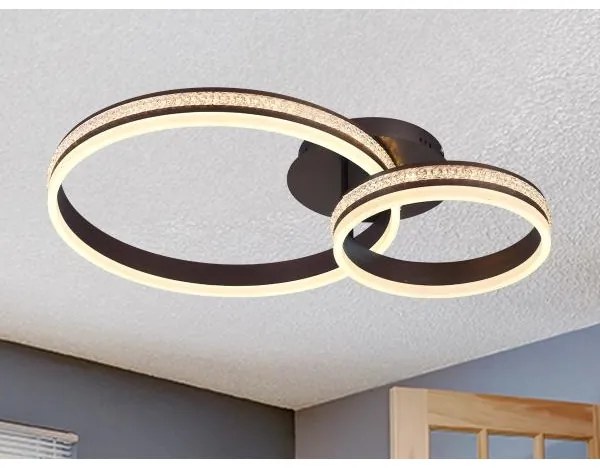 LED dimmelhető felületre szerelhető csillár LED/110W/230V 3000-6500K + távirányító