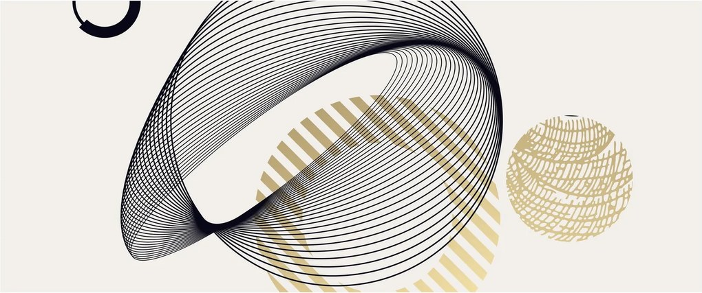 Kép - Geometriai formák N⁰3 (120x50 cm)