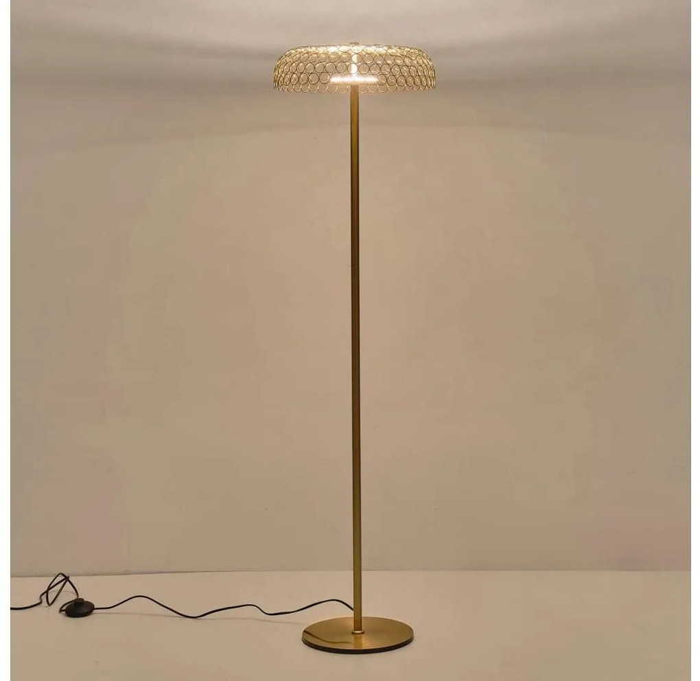 LED Állólámpa LED/10W/230V 3000K arany