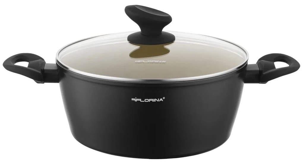 Florina Alumínium pot with lid AmVegan by MateuszGessler, 24 cm, 3,6 l