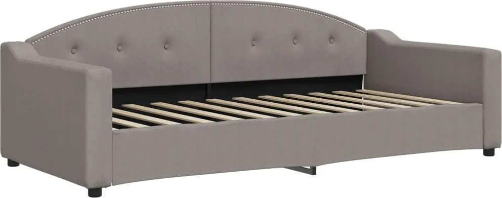 vidaXL tópszínű szövet kanapéágy 90 x 200 cm