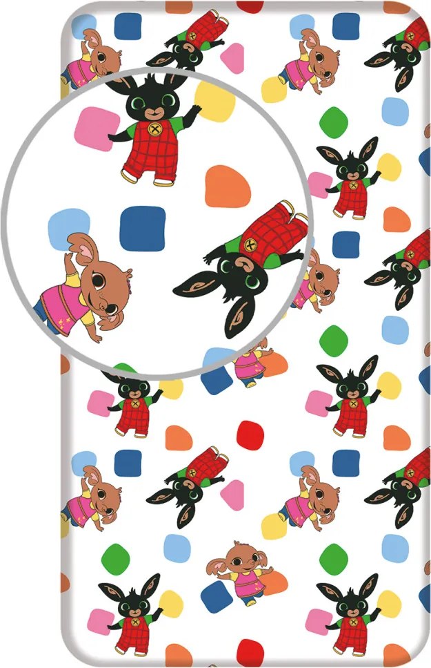 Bing Playing Together gumis lepedő 90x200 cm