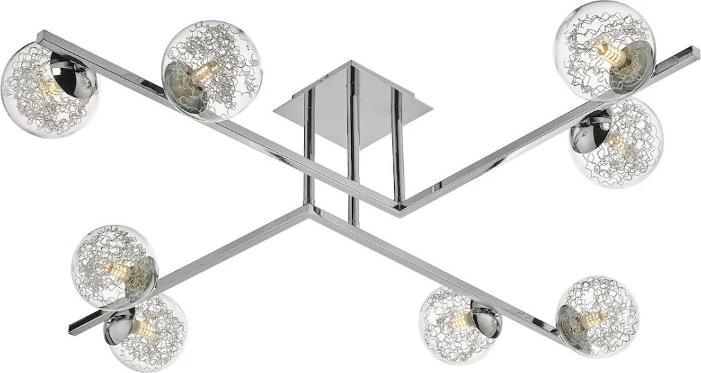 Dar Lighting TAGHRID TAG4850 Plafonlámpa 8x40W/G9