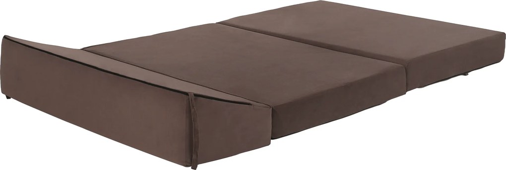 Összecsukható matrac/fotel, 2v1, barna Taupe, VEDIS
