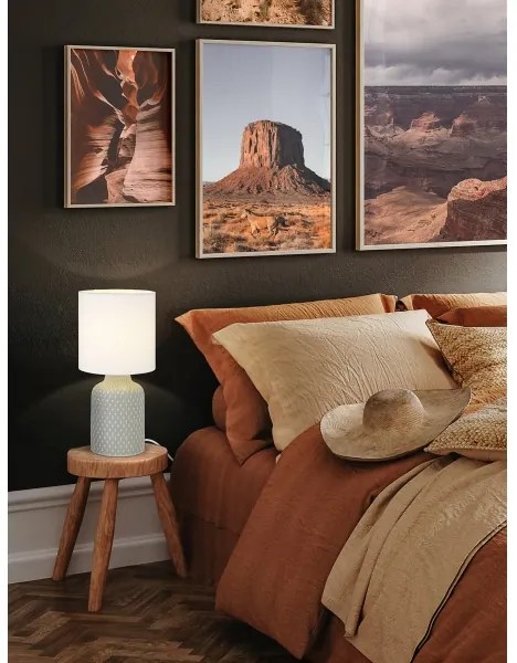 Eglo 97774 - Asztali lámpa BELLARIVA 1xE14/40W/230V