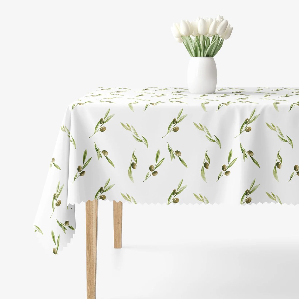 Goldea teflonos asztalterítő - olivák 80 x 80 cm