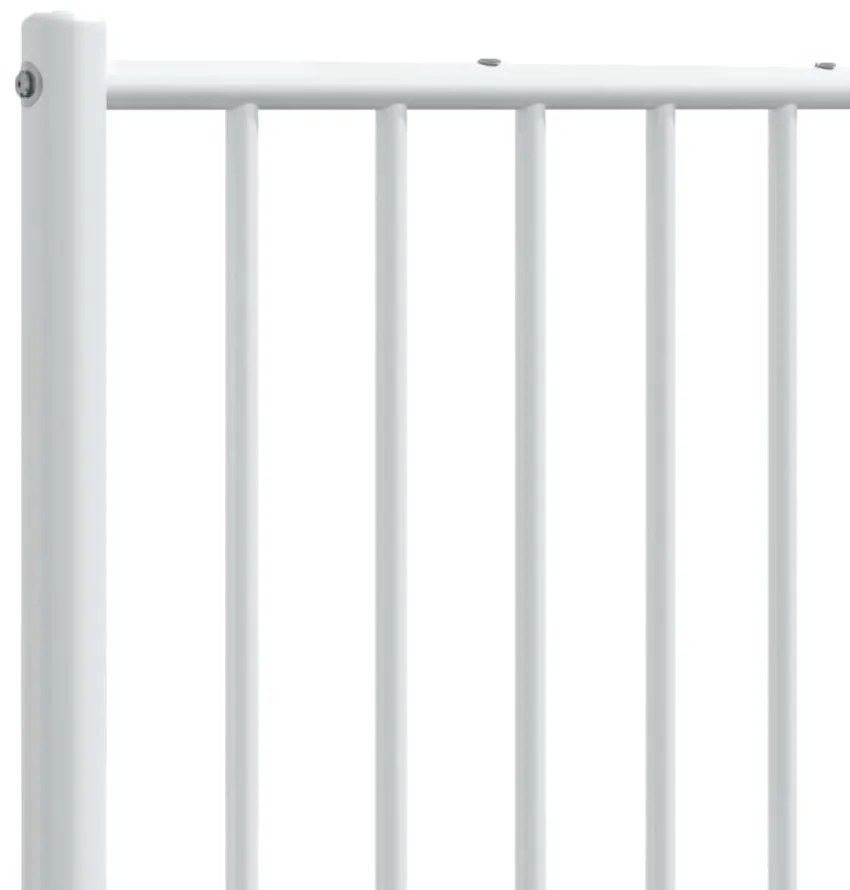 fehér fém fejtámla 120 cm