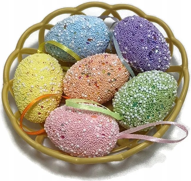 Tojás Húsvéti Tojás Kosár Medál Szett 6 db-os