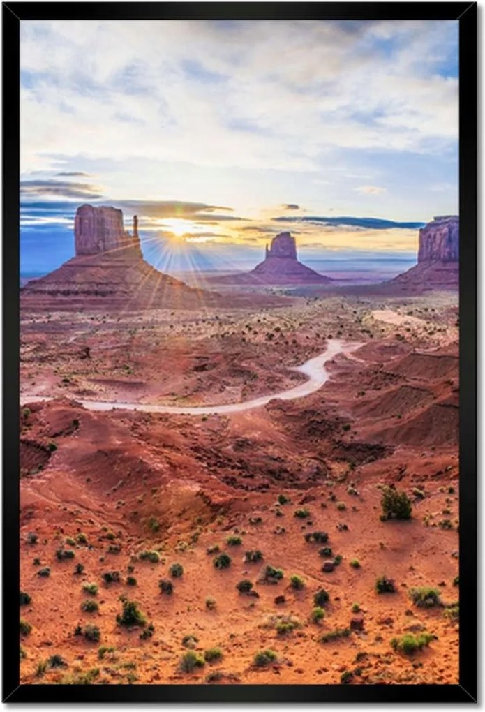Poszterek keretben 40x60 Monument-Valley-Utah-Usa