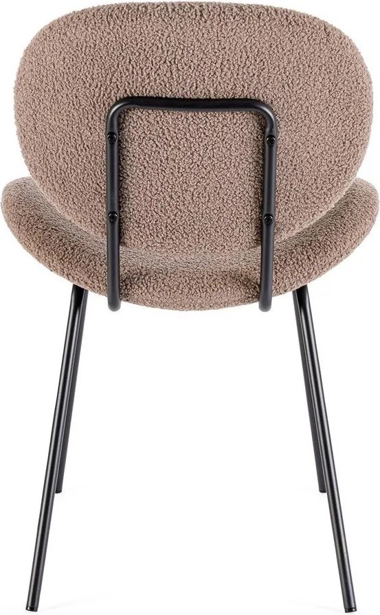 Bézs kárpitozott étkezőszék Maddie – Yes Everyday