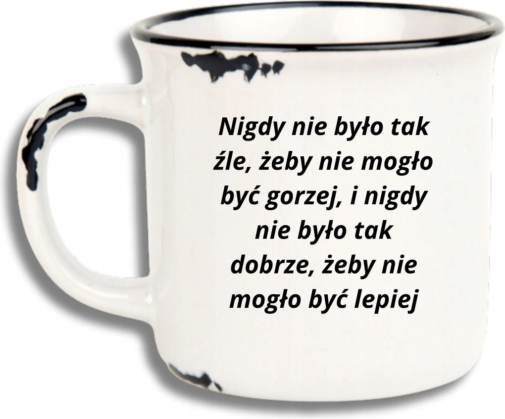 Bögre Fehér Retro Vicces Ajándék Apák Napja Még Soha Nem Volt Ilyen Rossz