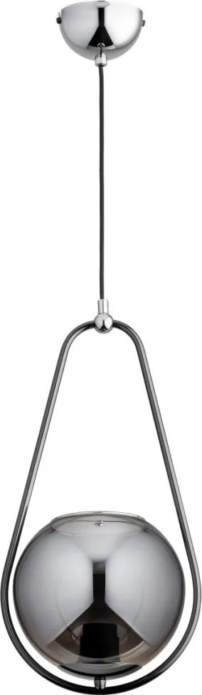 ALFA 60997 ELIPSA Modern Függesztett Lámpa Króm, Fekete E27 IP20