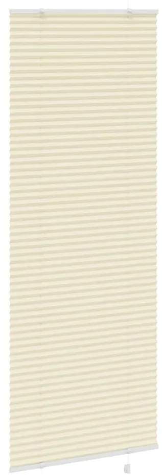 pliszírozott redőny krém 80x200 cm szövetszélesség 79,4 cm