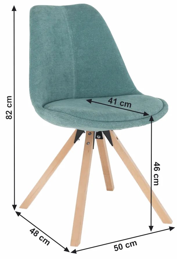 Szék, menta/bükk, SABRA