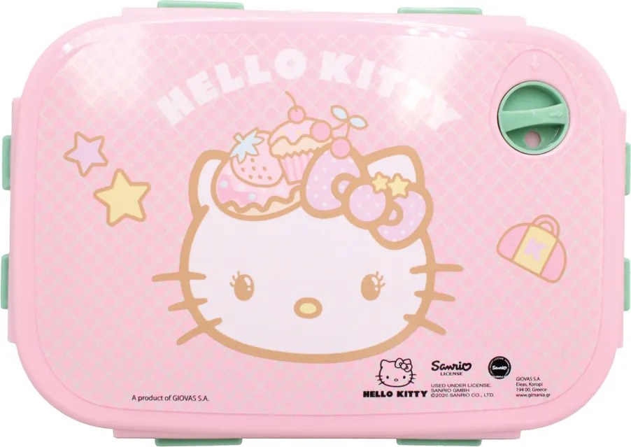 Hello Kitty Cupcake szendvicsdoboz