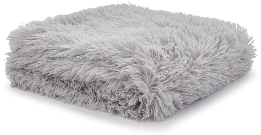 Szürke mikroplüss ágytakaró franciaágyra 245x280 cm Cuddly – Catherine Lansfield