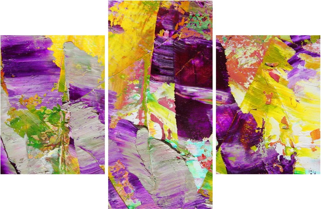 Absztrakció kép - festmény (90x60 cm)