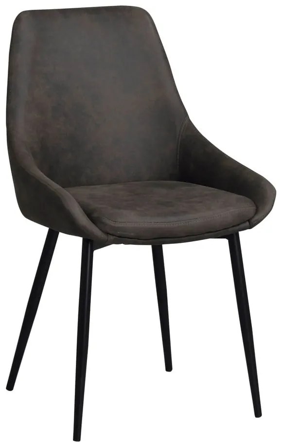 Sötétszürke étkezőszék szett 2 db-os Sierra – Rowico