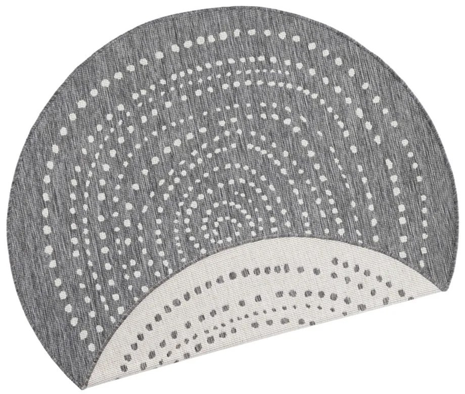 Bali szürke kültéri szőnyeg, ⌀ 200 cm - NORTHRUGS