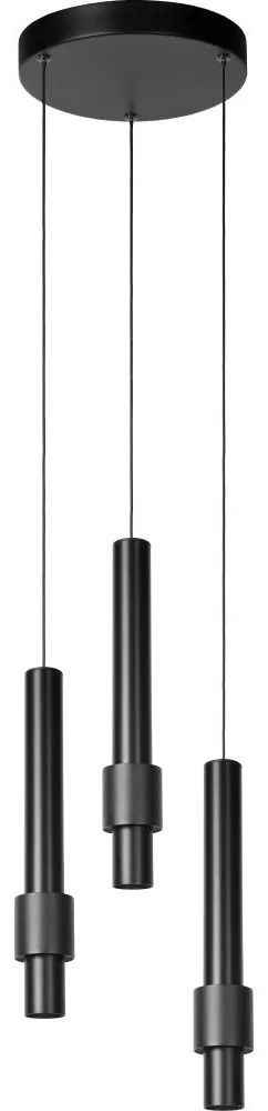 Lucide 24402/15/30 - LED Dimmelhető csillár zsinóron MARGARY 3xLED/4W/230V fekete
