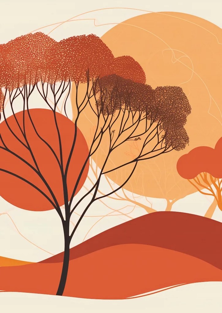 Poszter 64x90cm Az utolsó napsugarak