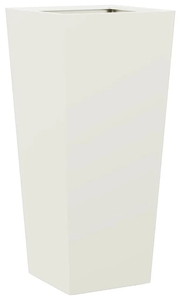 vidaXL 2 db fehér acél kerti növénytartó 35 x 35 x 75 cm