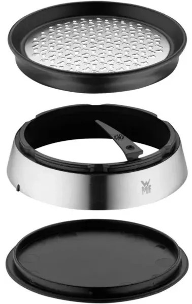 WMF - gyömbérreszelő, átmérő 9 cm, rozsdamentes acél/fekete