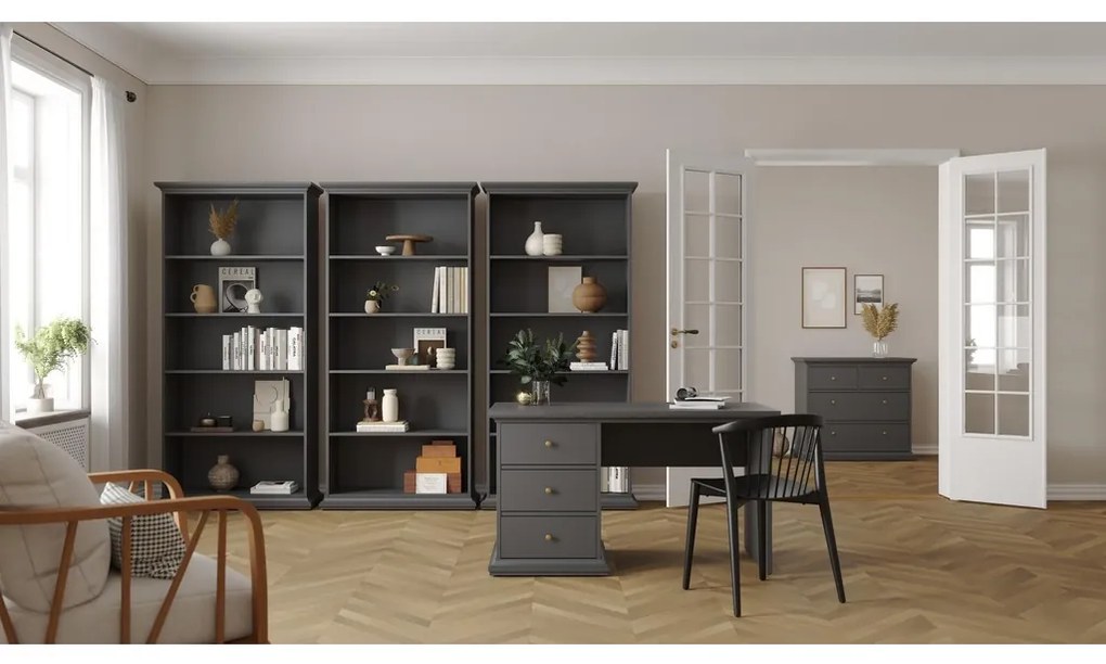 Provence íróasztal, szürke