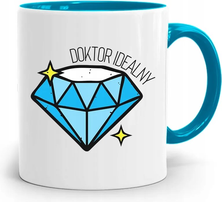 Kék Bögre Orvosnak Tökéletes Ajándék fényképes nyomtatással