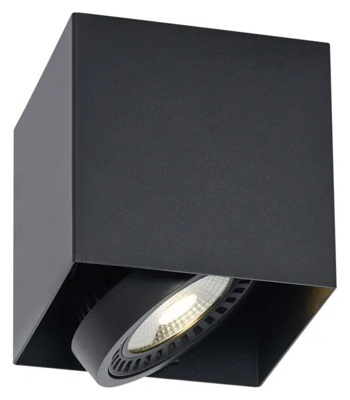 Modern felületre szerelt spotlámpa fekete, LED-del, dimmelhető - Dionysos