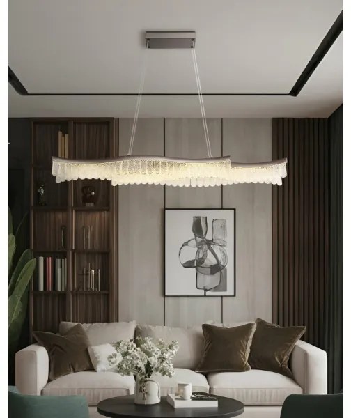 Globo 67348H - LED Csillár zsinóron JULIET LED/35W/230V 3200K matt króm