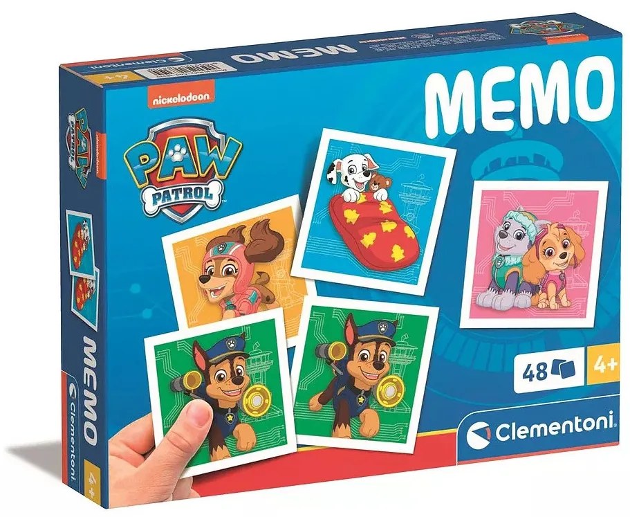 Mancs Őrjárat Pups memóriajáték 48 db-os Clementoni