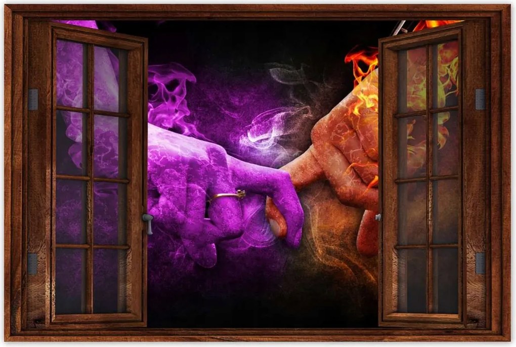 Poszterek 90x60 Szerelmes érintés