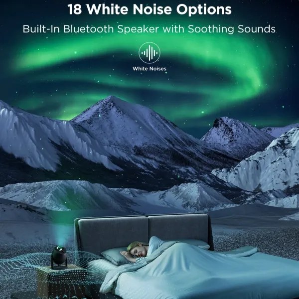 Govee - LED RGBW Galaxy Világítás Projektor Pro Wi-Fi Matter