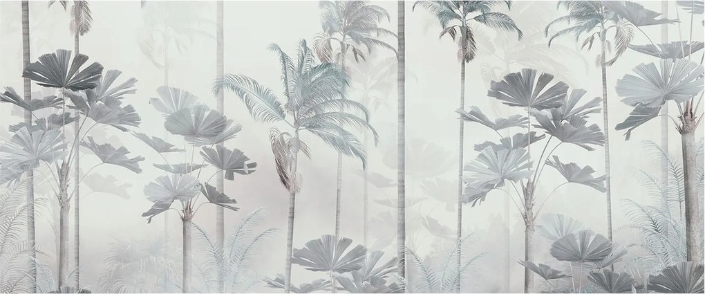 Flizelin tapéta Divatos 3D fali Trópusi táj 250x104 Ragasztóval