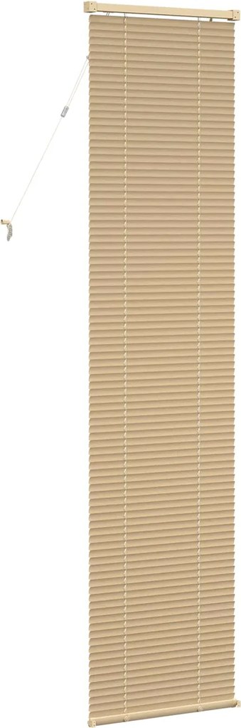 vidaXL Zsaluzia Állítható Világos barna mintával 213 x 50 cm PVC