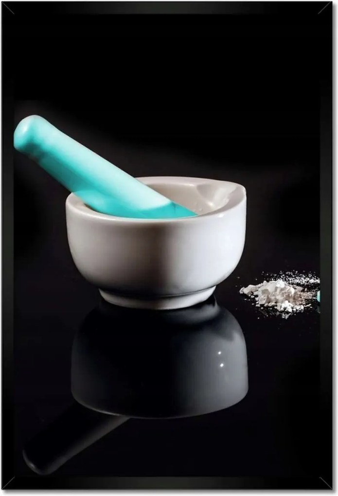 Poszterek keretben 40x60 Kék tabletták