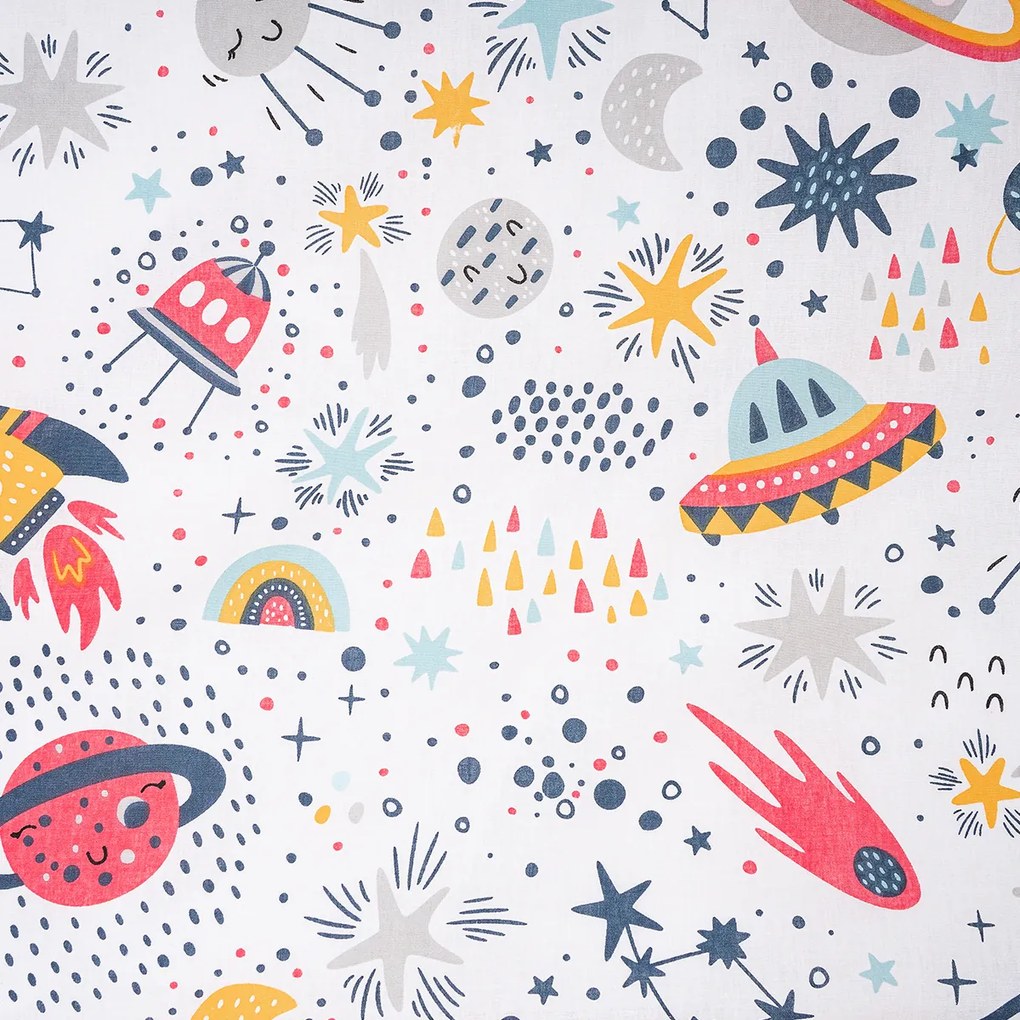 4Home Cosmic Adventure gyerek pamut ágyneműhuzat, 100 x 135 cm, 40 x 60 cm, 100 x 135 cm, 40 x 60 cm