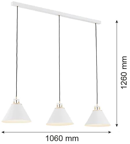 Argon 6291 - Mennyezeti lámpa FABIO 3xE14/7W/230V alabástrom fehér