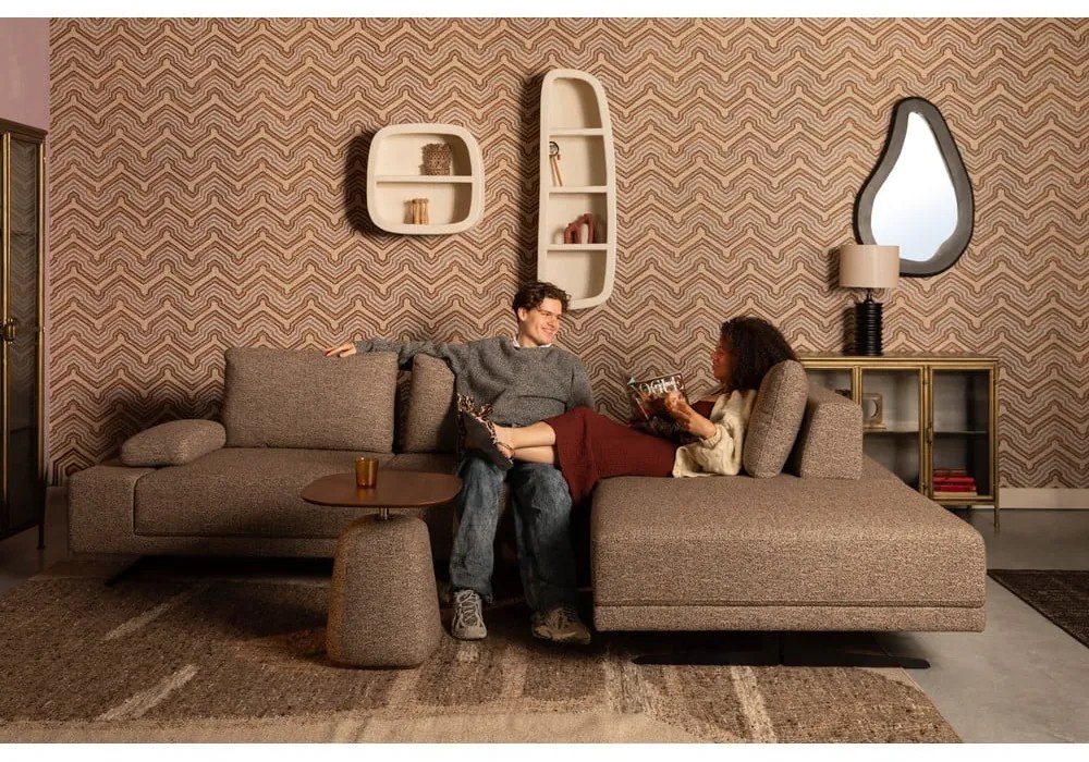 Aranyszínű fém tálalószekrény 100x80x38,5 cm Gertlush – Dutchbone