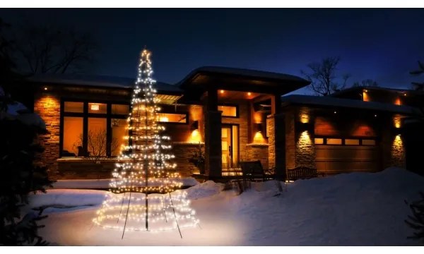 Twinkly TWP750SPP-BEU LED RGBW kültéri karácsonyfa 750 LED, 4m, IP44, Wi-Fi