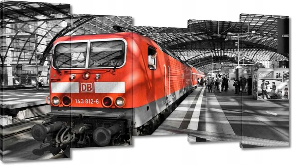 Festmények 150x80 Vonat Berlinben