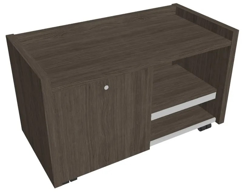 Verno mobil konténer 100 x 50 cm, bal, antracit tölgy