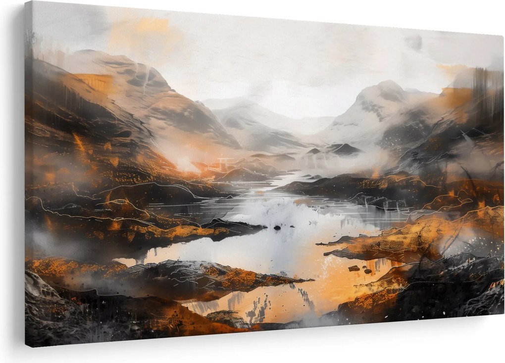 Kép - Hegyi tájak festése (90x60 cm)