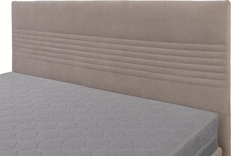 Ágy tárhellyel, 160x200, bézs, RUNOL